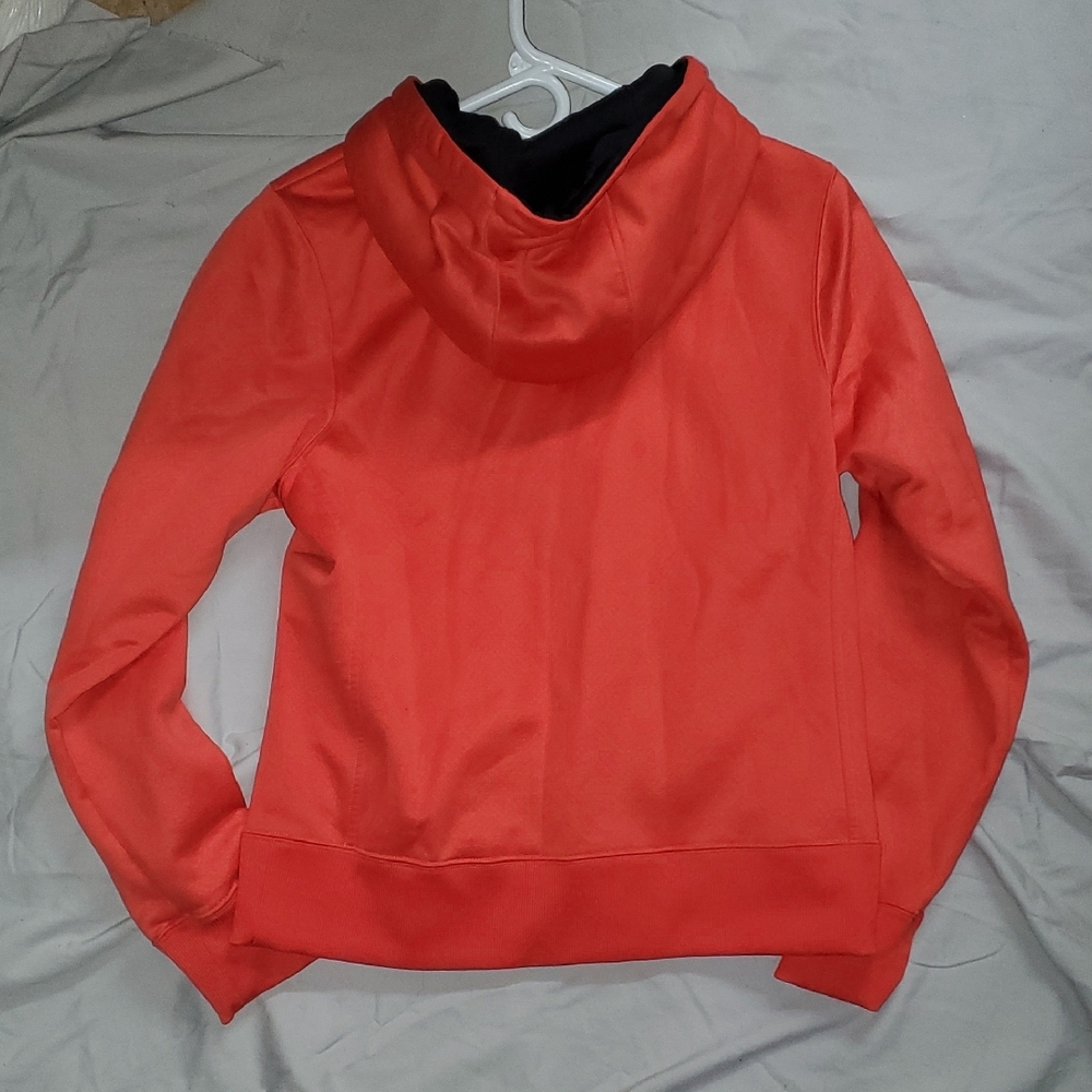 Womens Under Armour Vibrant Orange Full-Zip Hoodie - Picture 4 of 4